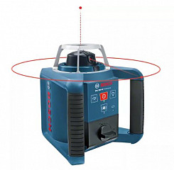 Rotacijski laser BOSCH GRL 300 HV + laserski sprejemnik LR 1 + polnilnik