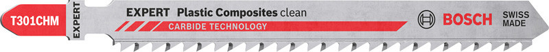 EXPERT ‘Plastic Composites Clean’ T 301 CHM list za vbodno žago, 3 kosi