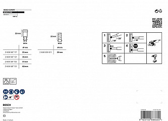 Komplet vrtalnih kron PRO Ceramic dry, 68 x 33, 51 x 33, 35 x 33, 25 x 33, 20 x 33 mm, 5-delni