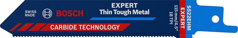 List za sabljasto žago EXPERT ‘Thin Tough Metal’ S 522 EHM, posamično pakiranje