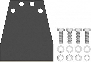 Nadomestni komplet strgalnika za tla PRO SDS max, 152 mm