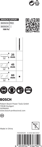 Centrirni sveder EXPERT Power Change Plus TCT, 8,5 x 105 mm