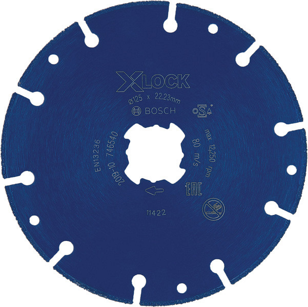 EXPERT Diamond Metal Wheel X-LOCK rezalna plošča, 125 x 22,23 mm