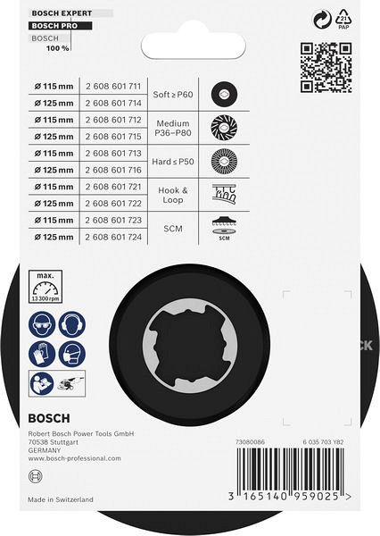 Podporni krožnik PRO Backing Pad, 115 mm, SCM