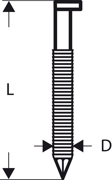 Žeblji v traku z D-glavo SN34DK 100R