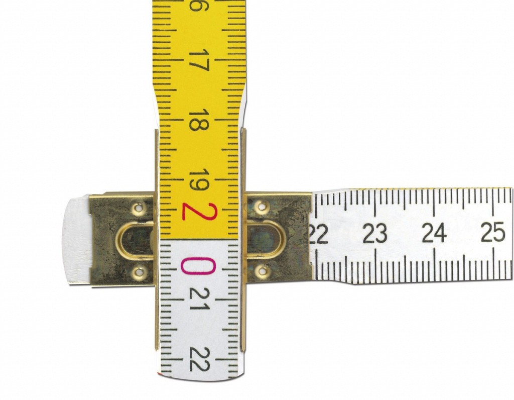 Leseni meter STABILA 617 belo/rumen, 3m