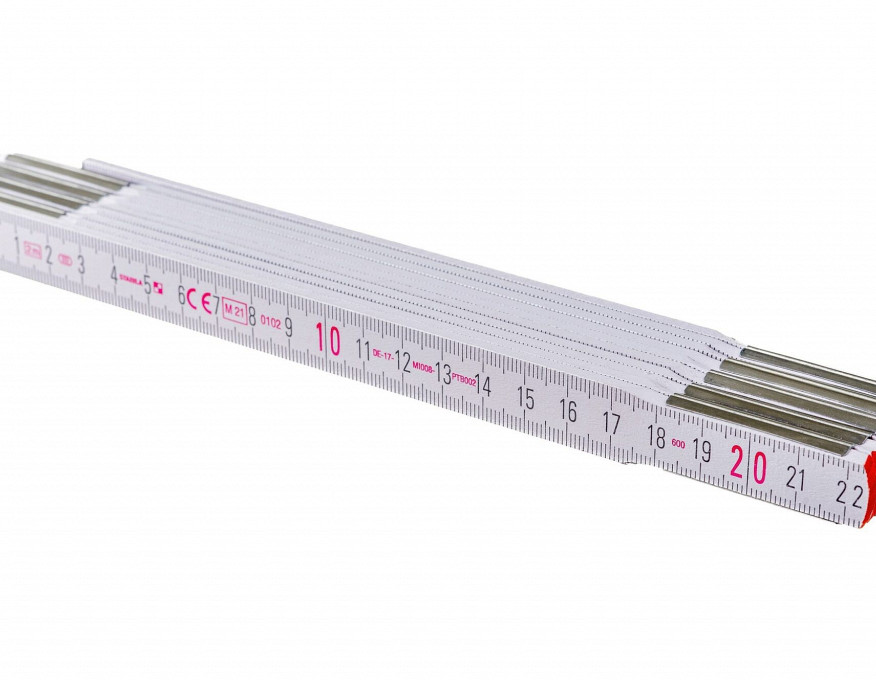 Leseni meter STABILA 1607 beli, 2m