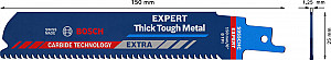 10-delni komplet listov za sabljasto žago EXPERT ‘Thick Tough Metal’ S 955 CHC