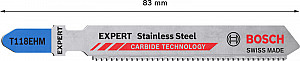 3-delni komplet listov za vbodno žago T 118 EHM EXPERT ‘Stainless Steel’