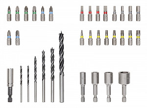 35-delni komplet vijačnih nastavkov Extra Hard in svedrov PRO Wood
