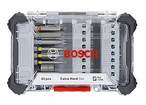 43-delni komplet vijačnih nastavkov Extra Hard