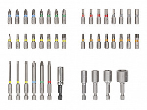 43-delni komplet vijačnih nastavkov Extra Hard