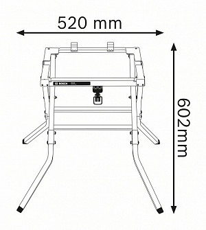 BOSCH Podstavek za žago GTA 600