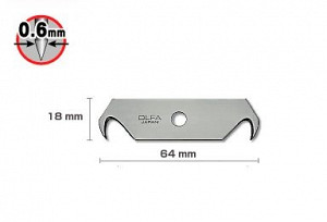 Rezervno rezilo OLFA HOB-2/5 (5 KOS)