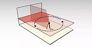 Samonivelirni križni laser STABILA LAX 50