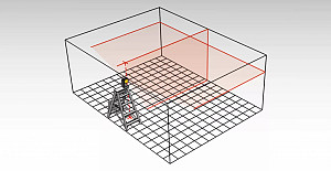 Križni laser STABILA LAX 300 set