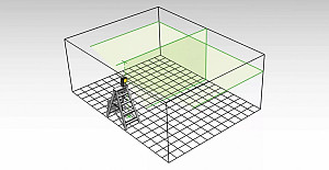 Križni laser STABILA LAX 300 G - zeleni žarek