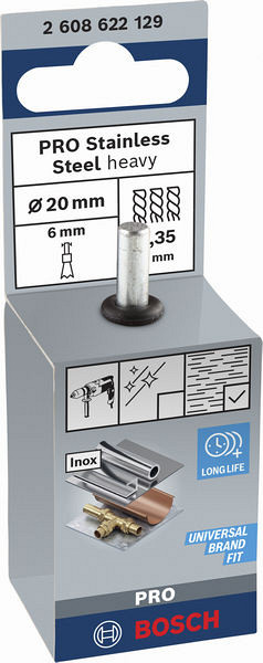 Čopičasta ščetka PRO Stainless Steel heavy, ravno vpenjalno steblo, 19 x 0,35 mm