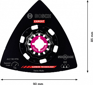 EXPERT AVZ 90 RT6 brusilna plošča list za večnamensko orodje, 90 mm