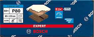 EXPERT C470 brusni papir 80 x 133 mm, G 80, 50 kosov