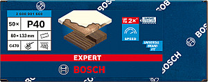 EXPERT C470 brusni papir 80 x 133 mm, G 40, 50 kosov