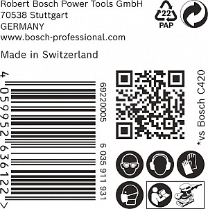 EXPERT C470 brusni papir 80 x 133 mm, G 80, 50 kosov