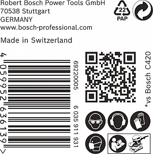 EXPERT C470 brusni papir 80 x 133 mm, G 120, 50 kosov