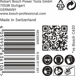 EXPERT C470 brusni papir 80 x 133 mm, G 40, 50 kosov