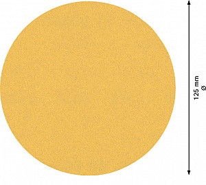 EXPERT C470 brusni papir brez lukenj za kotne brusilnike in svedre, 125 mm, G 120, 50 kosov