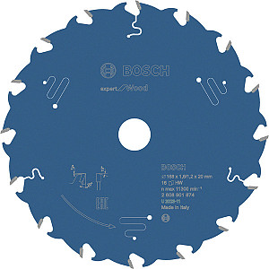 Expert for Wood 168 x 20 x 1,8/1,2 mm, T16