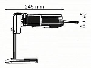 BOSCH žaga za peno GSG 300 - brez rezalnega orodja!