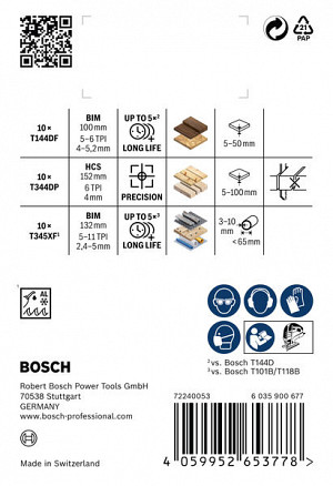 Komplet PRO Wood and Metal Rough Cut, 100 mm, 30-delni