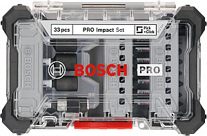 Komplet vijačnih nastavkov PRO Impact, 33-delni