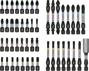 Komplet vijačnih nastavkov PRO Impact, 48-delni