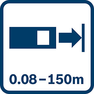Laserski merilnik razdalj BOSCH GLM 150-27 C
