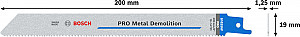 List PRO Metal Demolition S1025VF, 1,25 x 19 x 200 mm, 5 kosov