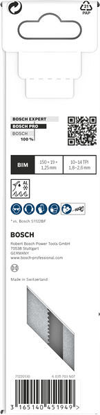 List PRO Metal Demolition S925VF, 1,25 x 19 x 150 mm, 5 kosov