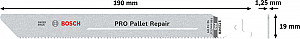 List PRO Pallet Repair S725VFR, 1,25 x 19 x 190 mm, 100 kosov