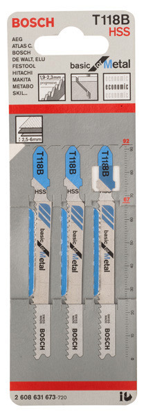 List vbodne žage T 118 B