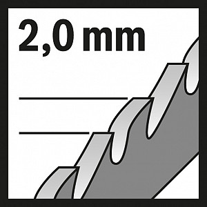 List vbodne žage T 121 BF