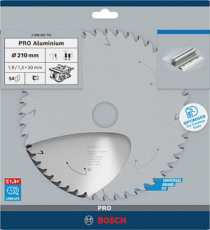 List za krožno žago PRO Aluminium cordless, 210 x 1,9 x 30 mm