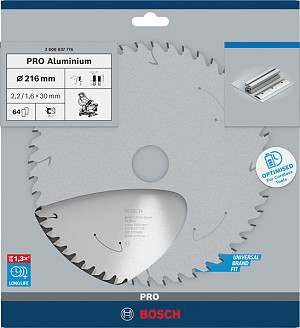 List za krožno žago PRO Aluminium cordless, 216 x 2,2 x 30 mm