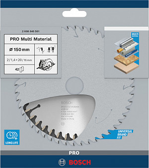 List za krožno žago PRO Multi Material, 150 x 2 x 20 mm