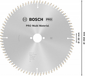 List za krožno žago PRO Multi Material, 250 x 3,2 x 30 mm