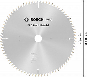 List za krožno žago PRO Multi Material, 305 x 3,2 x 30 mm, T80