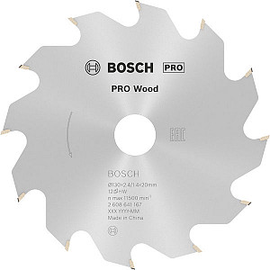 List za krožno žago PRO Wood, 130 x 2,4 x 20 mm, T12