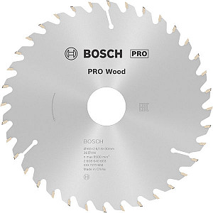 List za krožno žago PRO Wood, 165 x 2,6 x 30 mm, T36