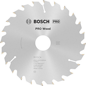 List za krožno žago PRO Wood, 165 x 2,6 x 30 mm, T24