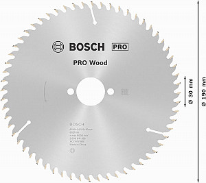 List za krožno žago PRO Wood, 190 x 2,6 x 30 mm, T60