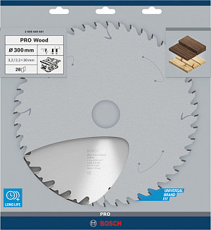 List za krožno žago PRO Wood, 300 x 3,2 x 30 mm, T28